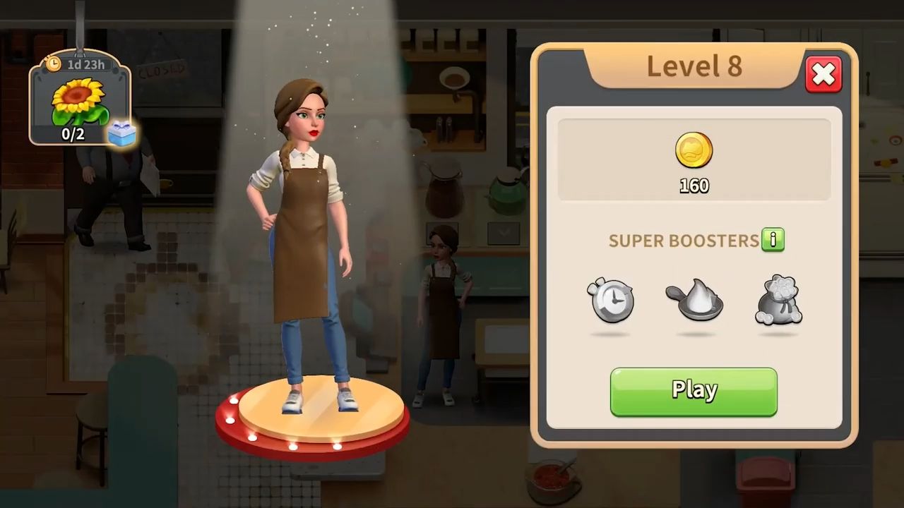 Gameplay of the Cooking Confidential: 3D Games for Android phone or tablet.