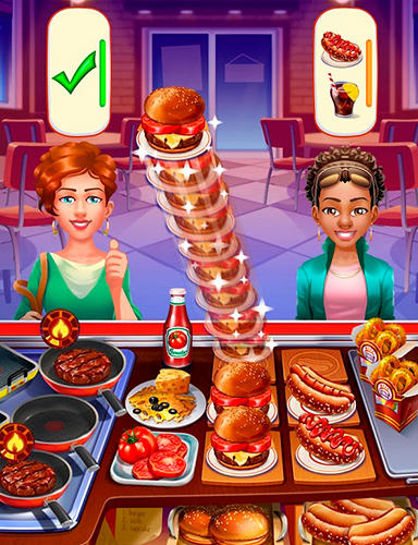 Gameplay of the Cooking craze: A fast and fun restaurant game for Android phone or tablet.