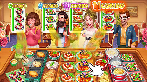 Gameplay of the Cooking frenzy: Madness crazy chef for Android phone or tablet.