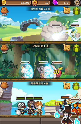 Gameplay of the Cooking quest: Food wagon adventure for Android phone or tablet.