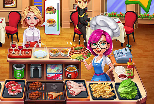 Gameplay of the Cooking star chef: Order up! for Android phone or tablet.