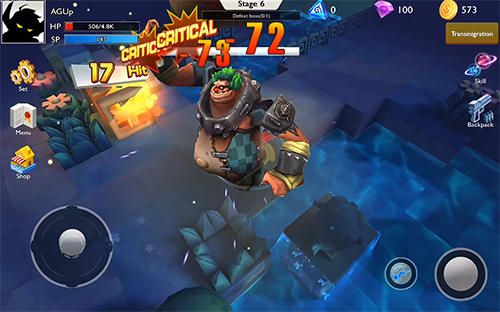 Gameplay of the Cos hero for Android phone or tablet.