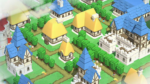 Gameplay of the Crafty town: Idle city builder for Android phone or tablet.
