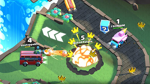 Gameplay of the Crash of cars for Android phone or tablet.