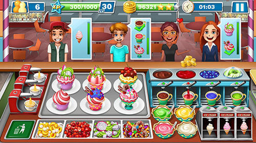 Gameplay of the Crazy cooking chef for Android phone or tablet.