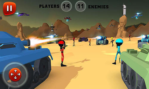 Gameplay of the Creepy aliens battle simulator 3D for Android phone or tablet.
