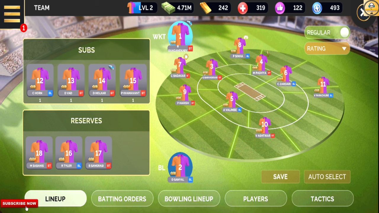 Gameplay of the Cricket Manager Pro 2022 for Android phone or tablet.