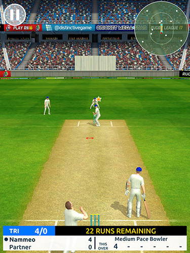 Gameplay of the Cricket megastar for Android phone or tablet.