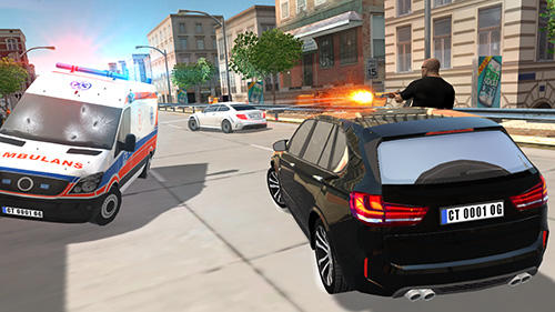Gameplay of the Crime traffic for Android phone or tablet.