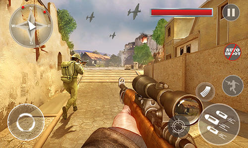 Gameplay of the Critical army sniper: Shooting counter for Android phone or tablet.