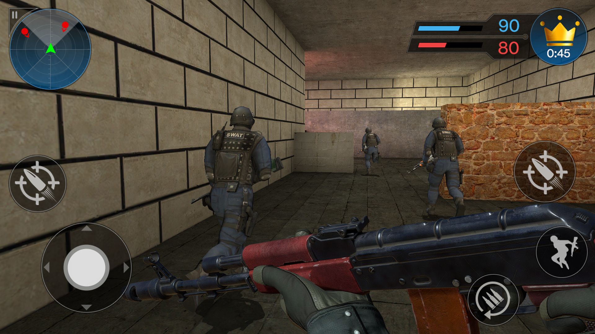 Gameplay of the Critical Strike : Shooting Ops for Android phone or tablet.