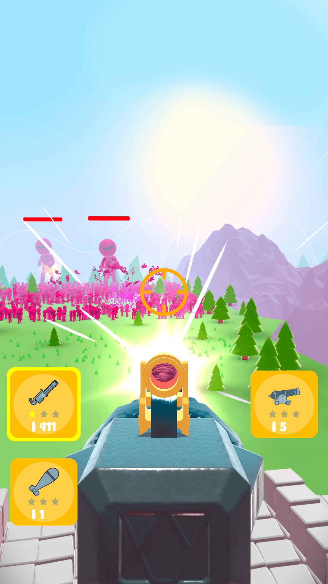 Gameplay of the Crowd Defense for Android phone or tablet.