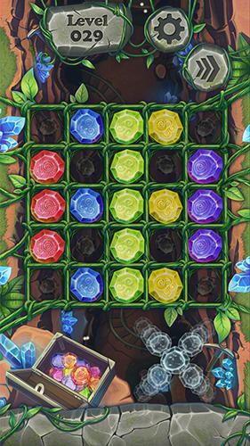 Gameplay of the Crystazzle for Android phone or tablet.