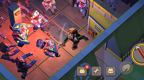 Gameplay of the Cube survival story for Android phone or tablet.