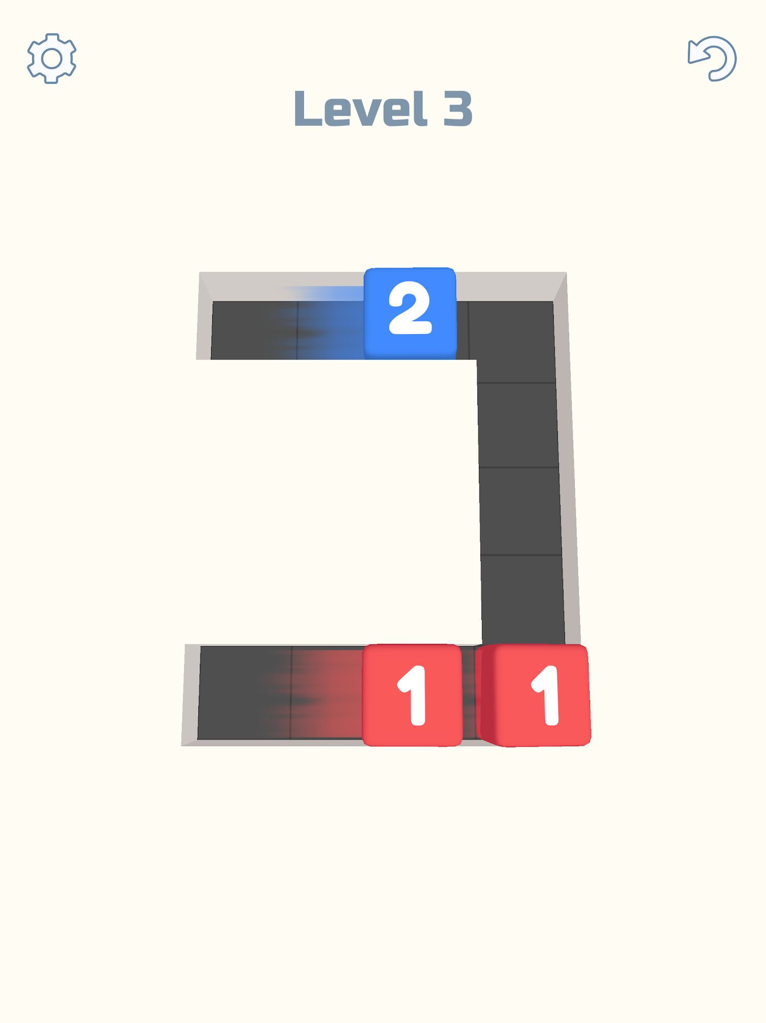 Gameplay of the Cubes Control for Android phone or tablet.