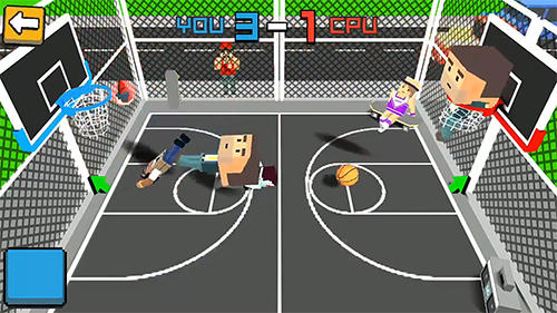 Gameplay of the Cubic basketball 3D for Android phone or tablet.