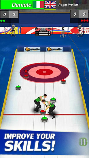 Full version of Android apk app Curling 3D by Giraffe games limited for tablet and phone.