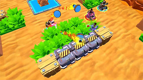 Gameplay of the Dank tanks for Android phone or tablet.