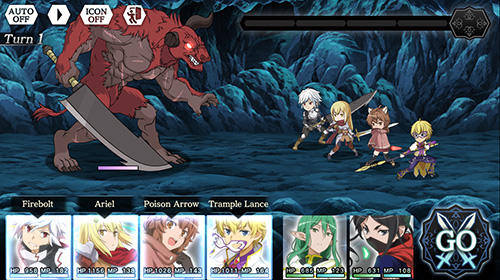 Gameplay of the Danmachi: Memoria Freese. Is it wrong to try to pick up girls in a dungeon? Familia myth for Android phone or tablet.