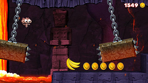 Gameplay of the Dare the monkey for Android phone or tablet.