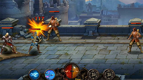 Gameplay of the Dark souls: Origins for Android phone or tablet.