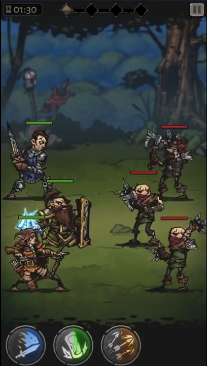 Gameplay of the Darkest AFK - IDLE RPG offline for Android phone or tablet.