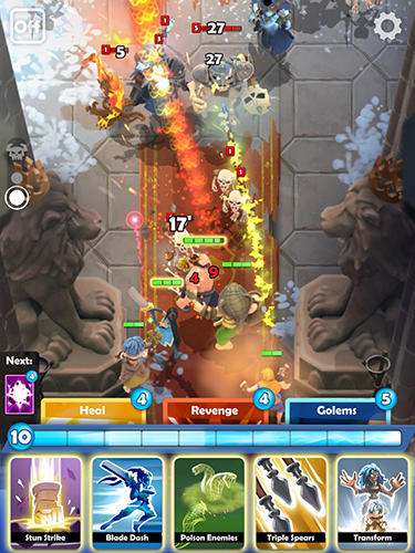 Gameplay of the Darkfire heroes for Android phone or tablet.