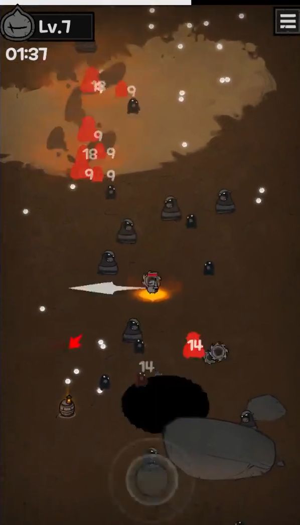 Gameplay of the DarkSurvival for Android phone or tablet.