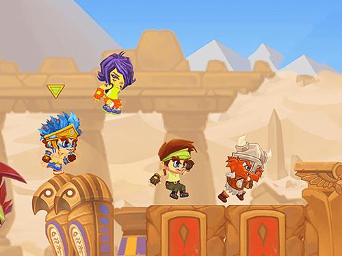 Gameplay of the Dash legends for Android phone or tablet.