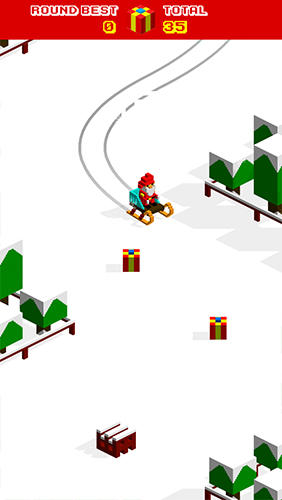 Gameplay of the Dashy Santa for Android phone or tablet.