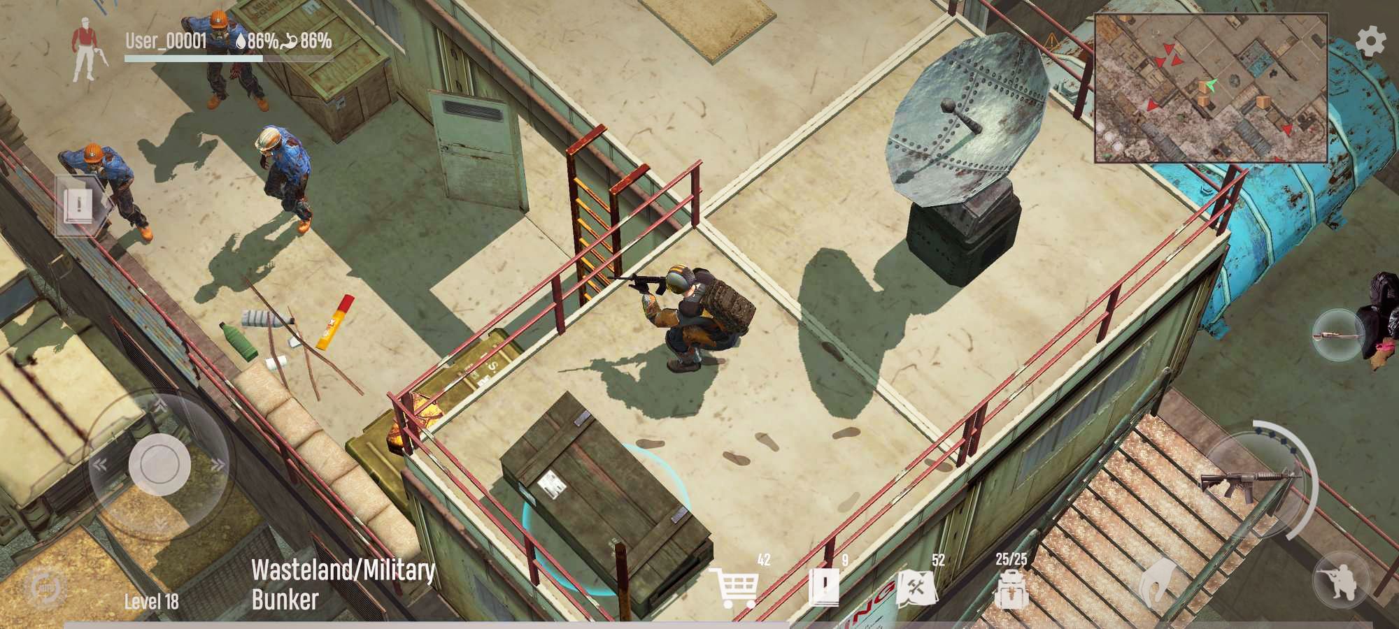 Gameplay of the Dead Island: Survival RPG for Android phone or tablet.