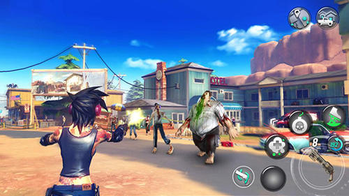 Gameplay of the Dead rivals: Zombie MMO for Android phone or tablet.