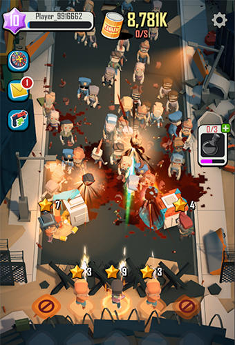 Gameplay of the Dead spreading: Idle game for Android phone or tablet.