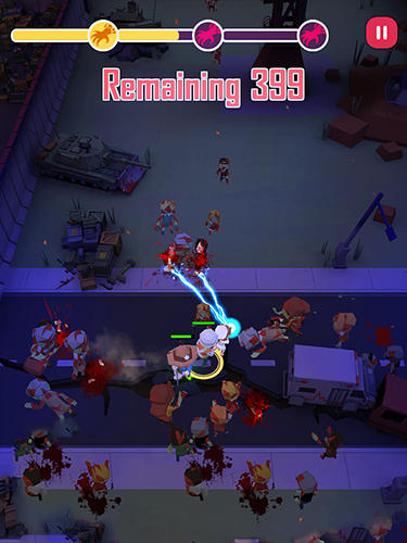 Gameplay of the Dead spreading: Saving for Android phone or tablet.