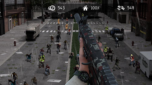 Gameplay of the Dead Zed for Android phone or tablet.