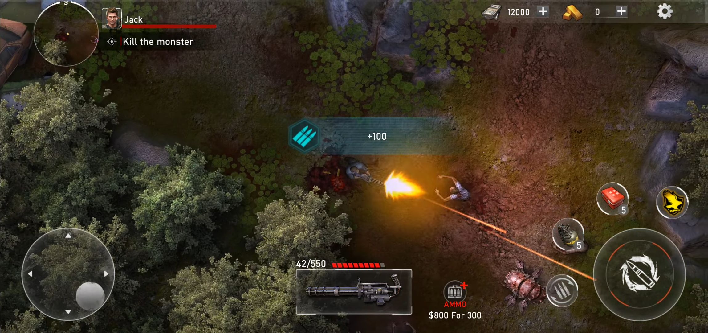 Gameplay of the Dead Zombie Shooter: Survival for Android phone or tablet.