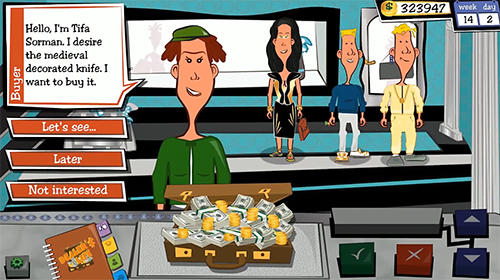 Gameplay of the Dealer's life: Your pawn shop for Android phone or tablet.