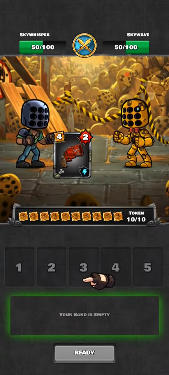 Gameplay of the Deck Dash for Android phone or tablet.