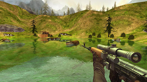 Gameplay of the Deer hunting 2018 for Android phone or tablet.