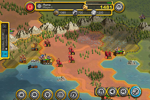 Gameplay of the Demise of nations for Android phone or tablet.
