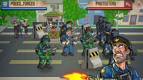 Gameplay of the Democracy on fire for Android phone or tablet.