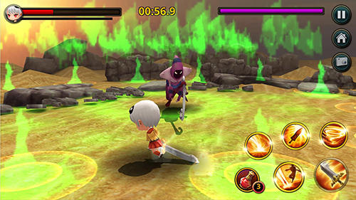 Gameplay of the Demong hunter 3 for Android phone or tablet.
