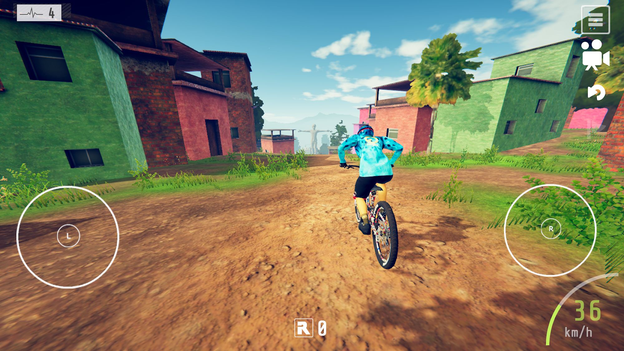 Gameplay of the Descenders for Android phone or tablet.
