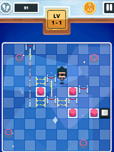 Gameplay of the Diamond drop: Sacrifice puzzle for Android phone or tablet.