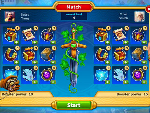 Gameplay of the Diamonds time: Free match 3 games and puzzle game for Android phone or tablet.