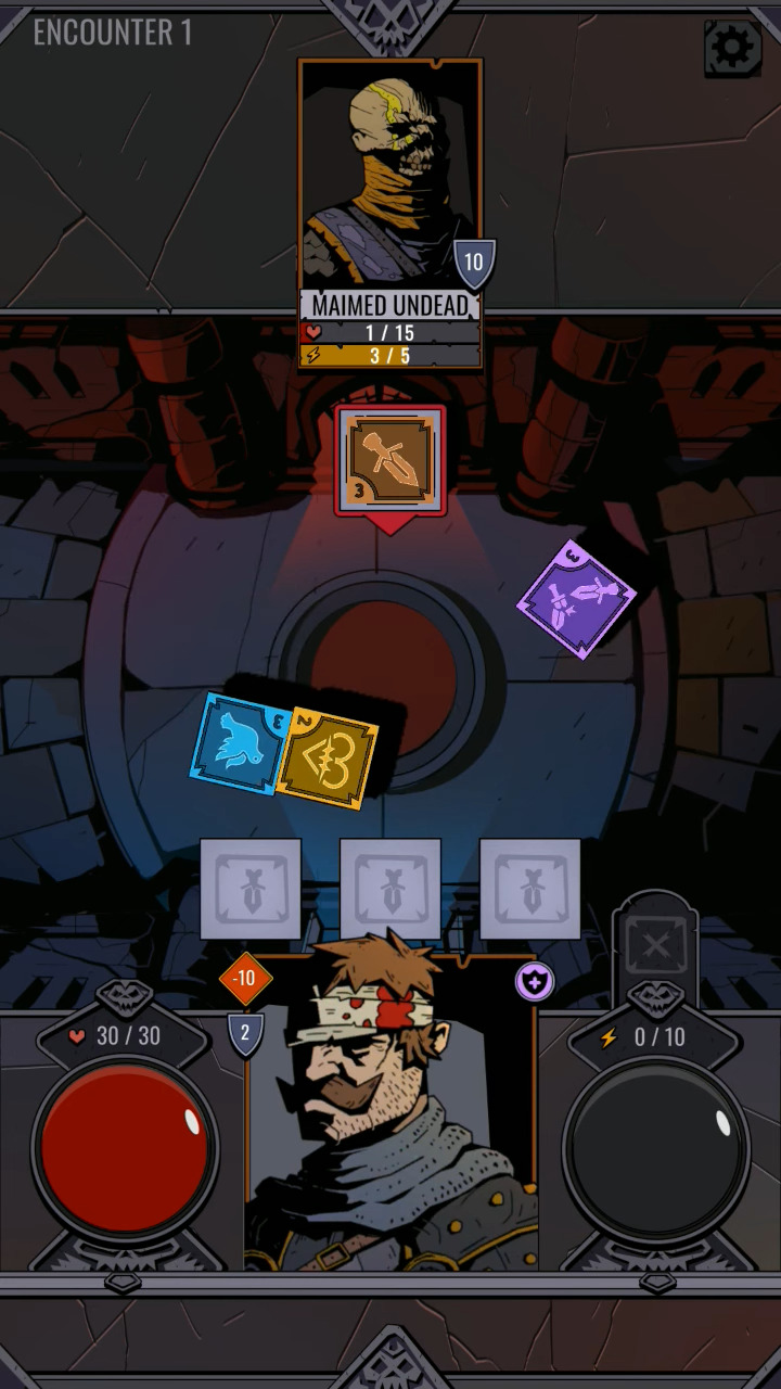 Gameplay of the Dice & Spells for Android phone or tablet.