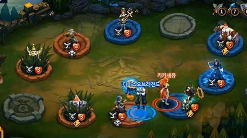 Gameplay of the Dice of legends for Android phone or tablet.