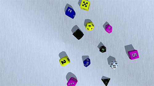 Gameplay of the Dice roller for Android phone or tablet.