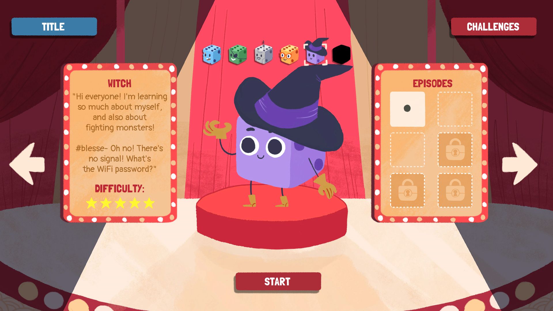 Gameplay of the Dicey Dungeons for Android phone or tablet.