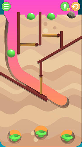 Gameplay of the Dig it for Android phone or tablet.